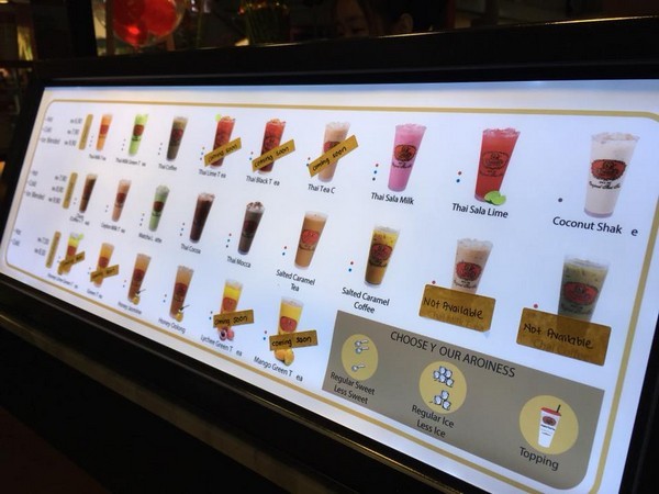 Chatramue Thai Milk Tea Shop Miri Menu