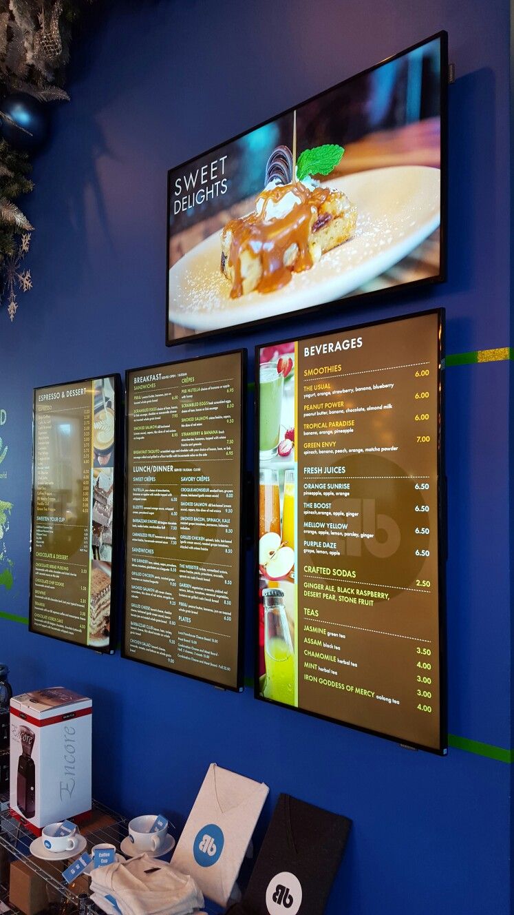 menu điện tử