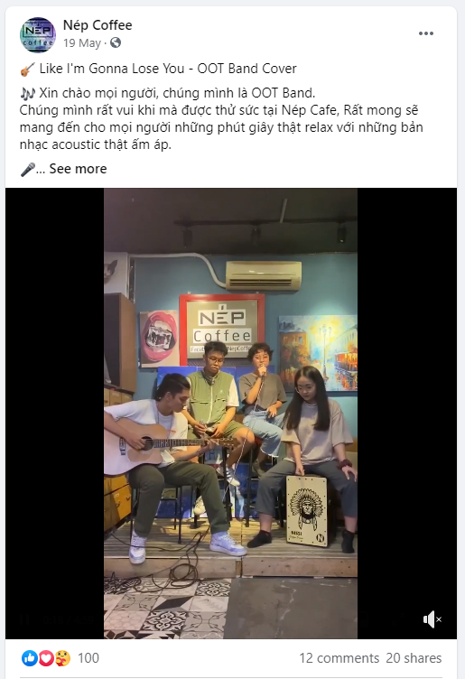 quan ly fanpage quan cafe