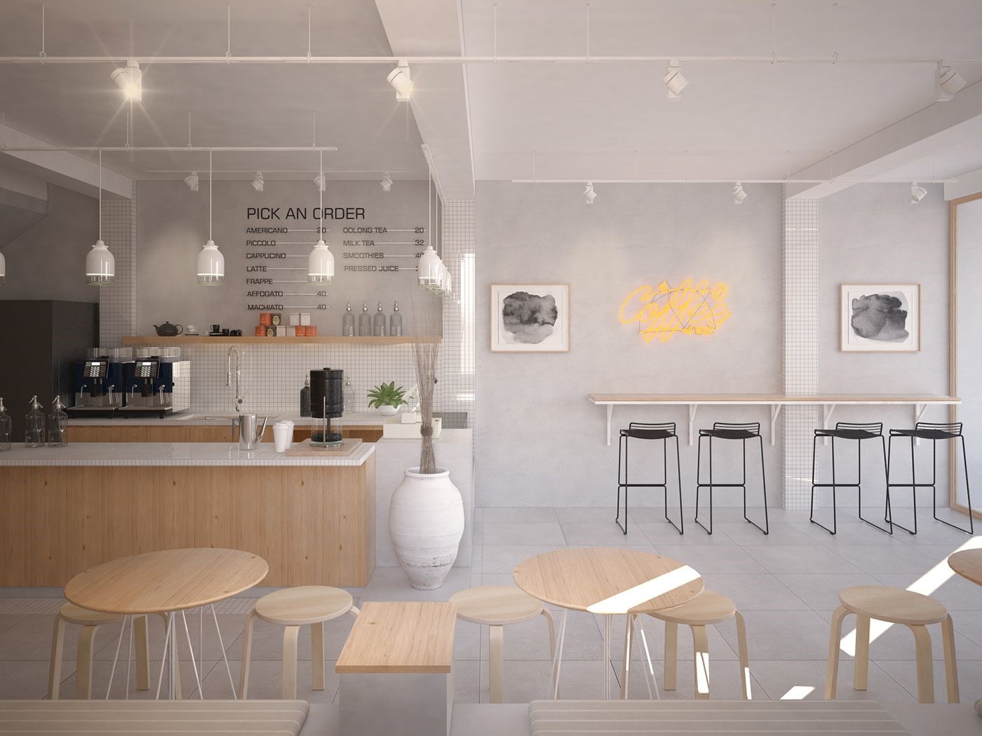 xu huong thiet ke quan cafe