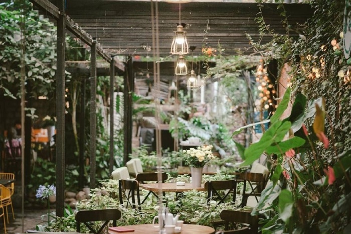 Mở quán cà phê sân vườn
