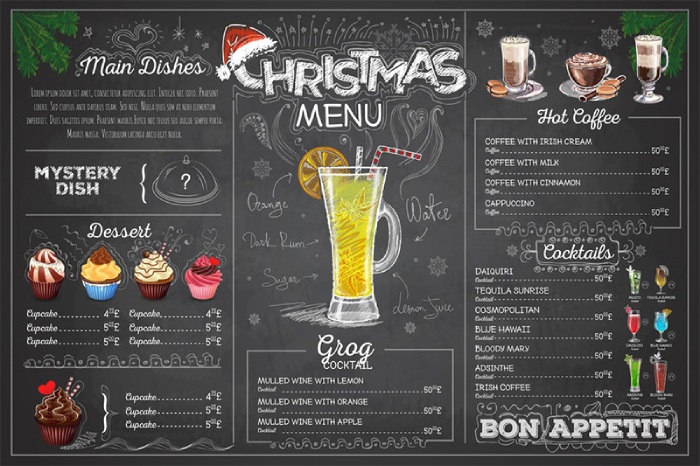 Mẫu Thiết Kế Menu