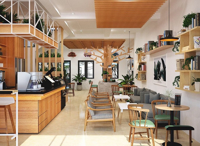 Thiết Kế Nội Thất Quán Cafe