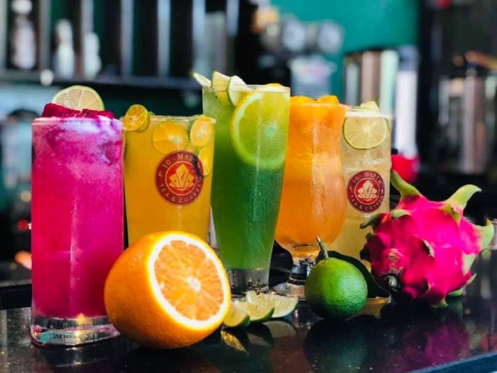 kinh nghiệm mở quán cafe sinh tố