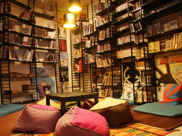 kinh nghiệm mở quán cafe sách