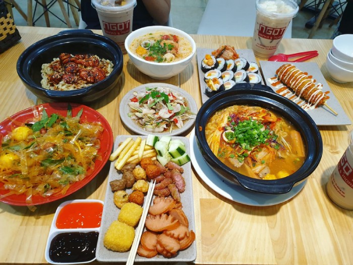 mở quán trà sữa và đồ ăn vặt