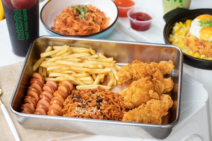mở quán trà sữa và đồ ăn vặt