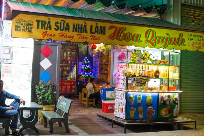 mở quán trà sữa nhà làm