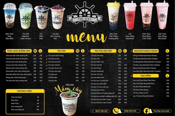 cách mở quán trà sữa
