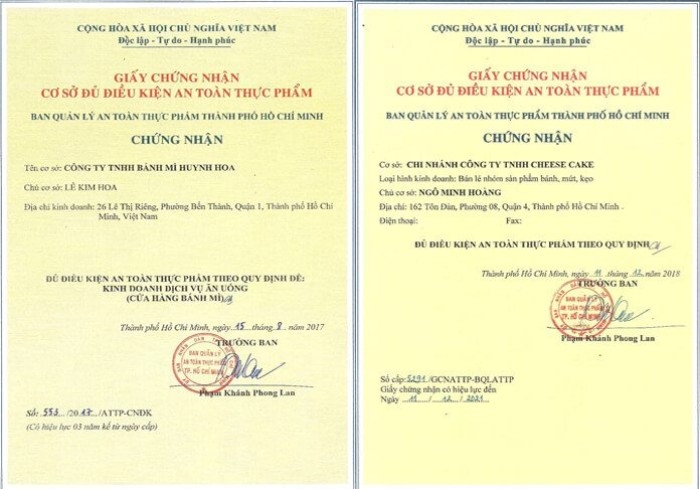 Mở nhà hàng cần giấy tờ gì