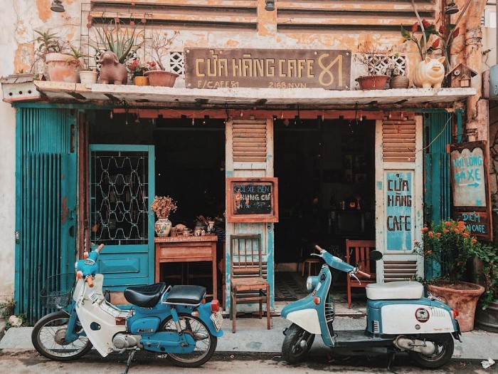 Không Gian Quán Cafe Vintage