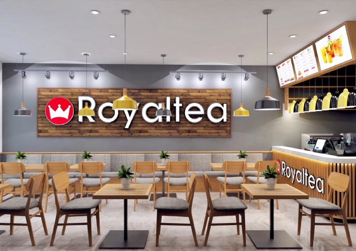 Không Gian Quán Trà Sữa Royaltea