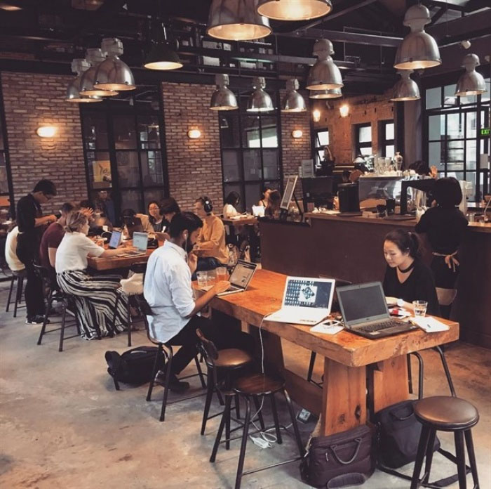 Mô Hình Cafe Văn Phòng