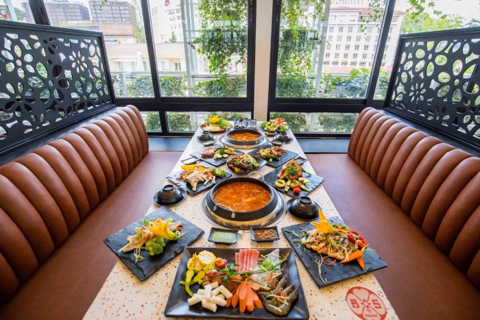 Mô Hình Nhà Hàng Lẩu Nướng