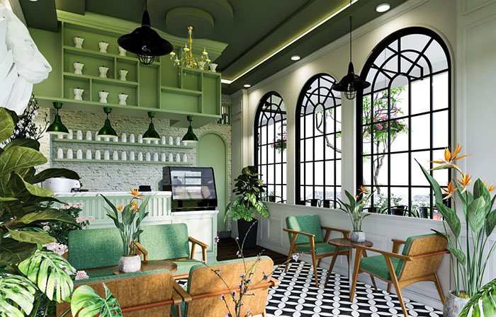Phong Cách Quán Cafe