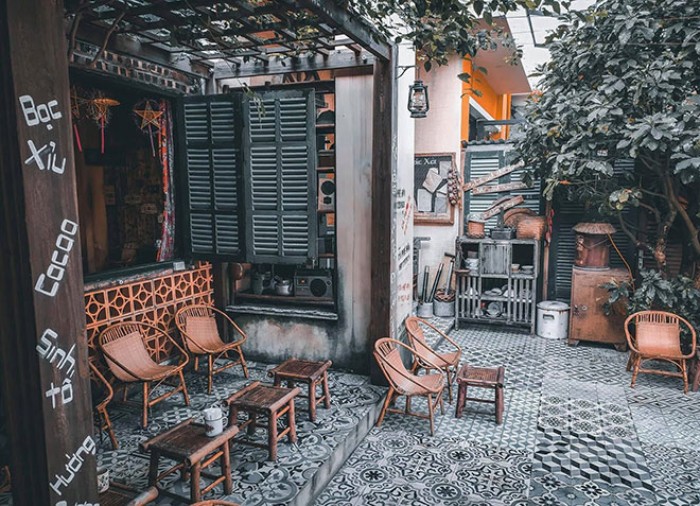 Phong Cách Thiết Kế Cafe Vintage
