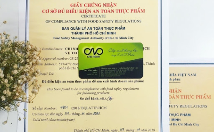 Mở quán cafe có cần xin giấy phép