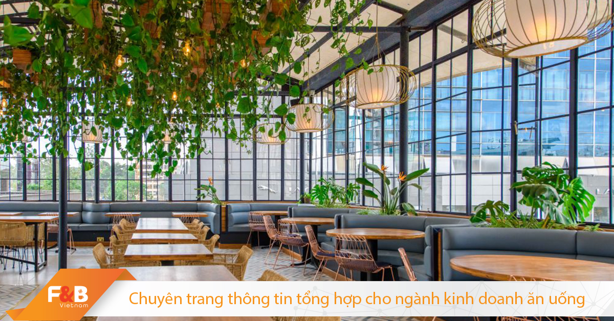 Tận dụng cây xanh trong không gian quán thế nào