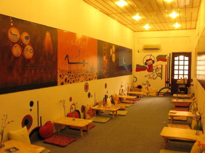 Không Gian Quán Cafe Shisha