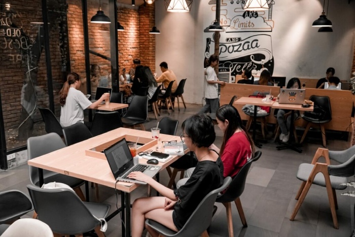 Không Gian Quán Trà Sữa Pozza Tea