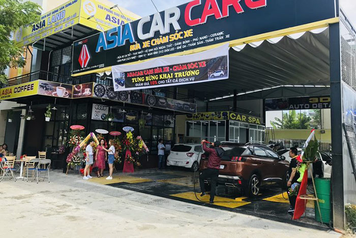 Mặt Bằng Mở Quán Cafe Rửa Xe Ô Tô