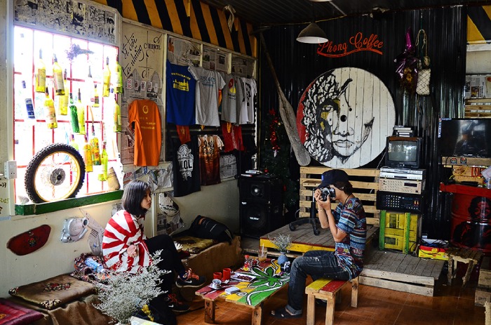 Mô Hình Quán Cafe Phượt
