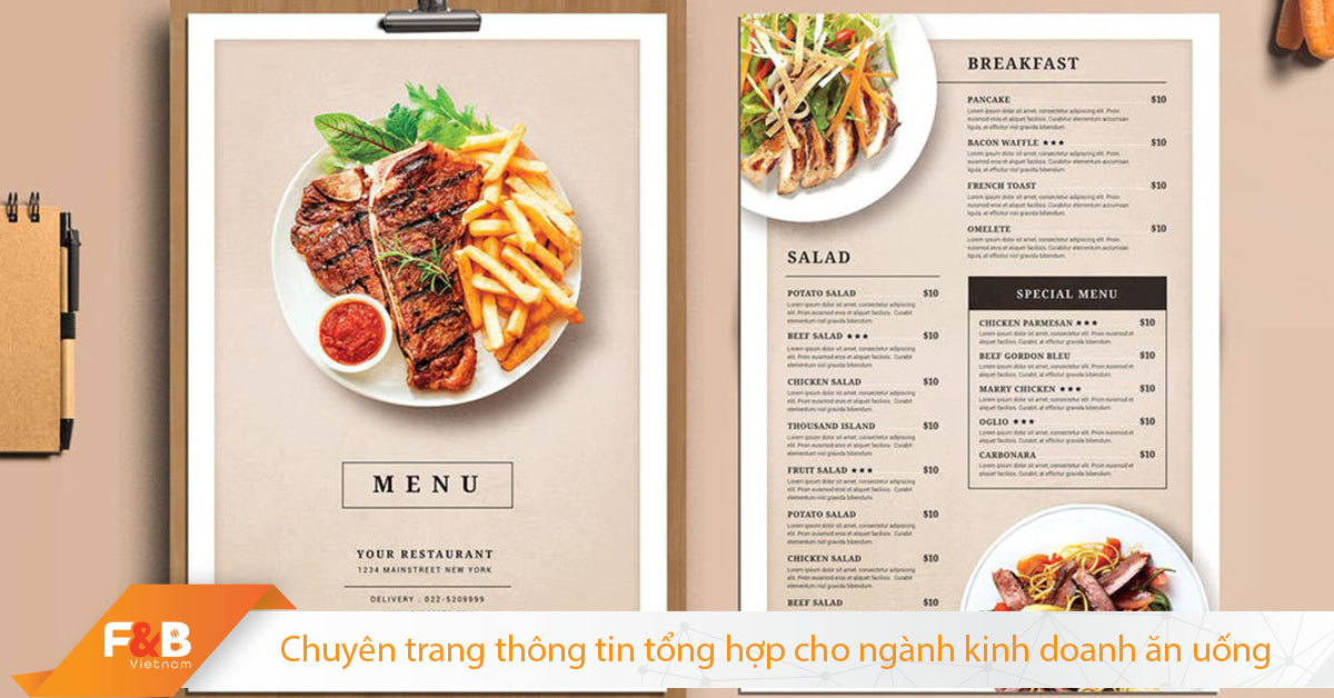 Các Kinh Nghiệm Giúp Bạn Biến Menu Thành Công Cụ Thu Hút Khách Hàng