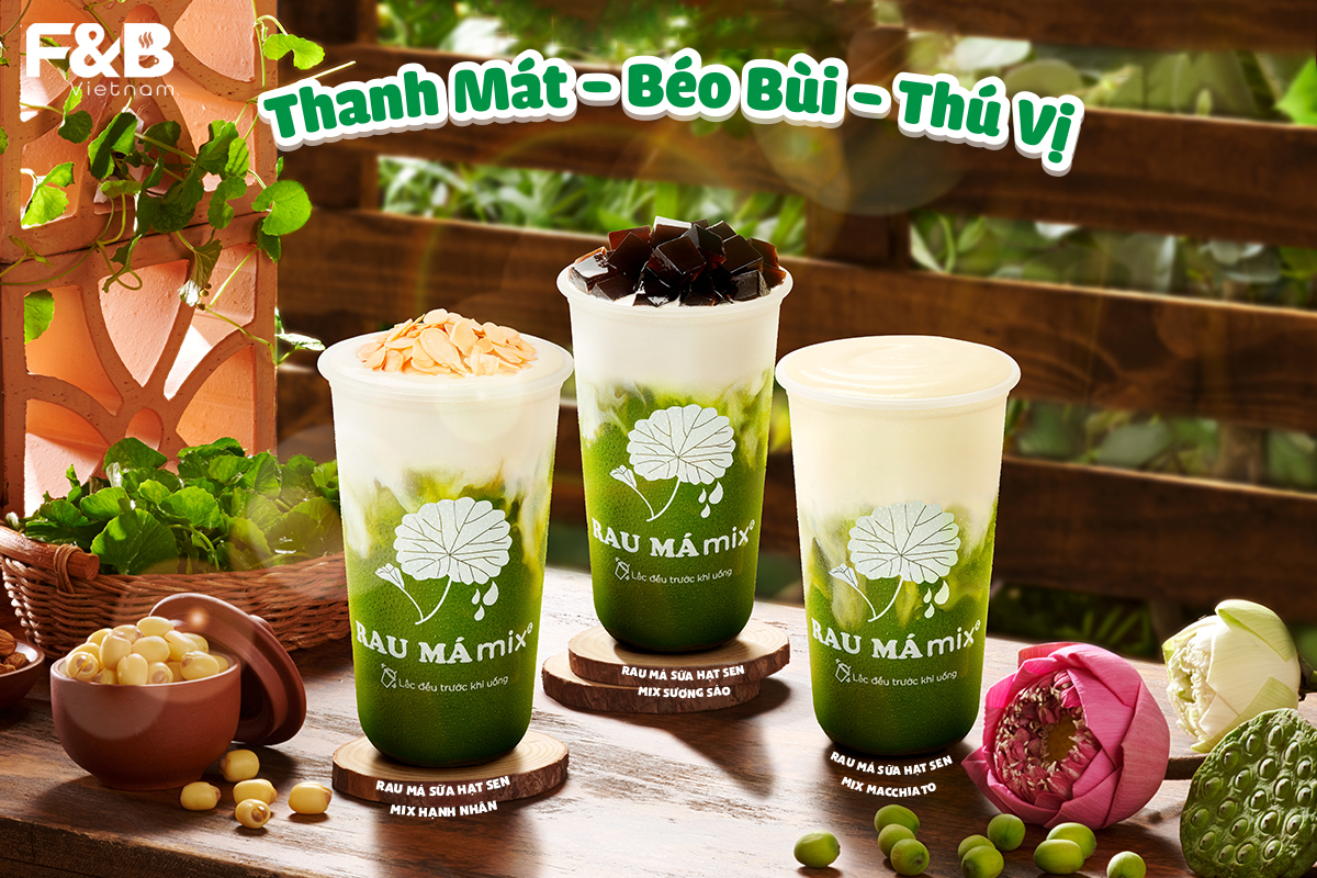 Rau Má Mix: Làn Gió Mới Trong Thị Trường F&B Và Cơ Hội Kinh Doanh Đầy Tiềm Năng
