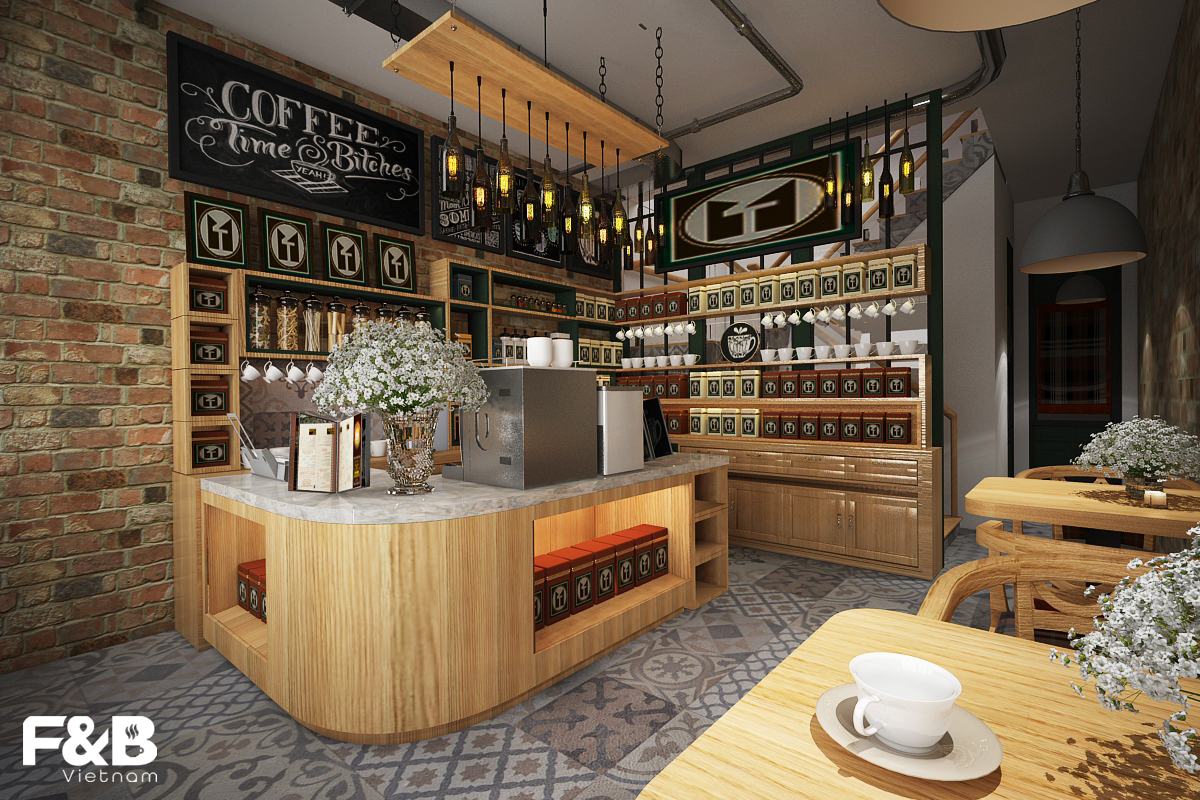 Gợi Ý Thiết Kế Quầy Bar Cho Quán Bar/Quán Cafe Vừa Thịnh Hành Vừa Tối Ưu