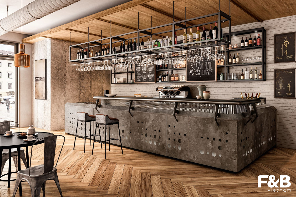 Gợi Ý Thiết Kế Quầy Bar Cho Quán Bar/Quán Cafe Vừa Thịnh Hành Vừa Tối Ưu